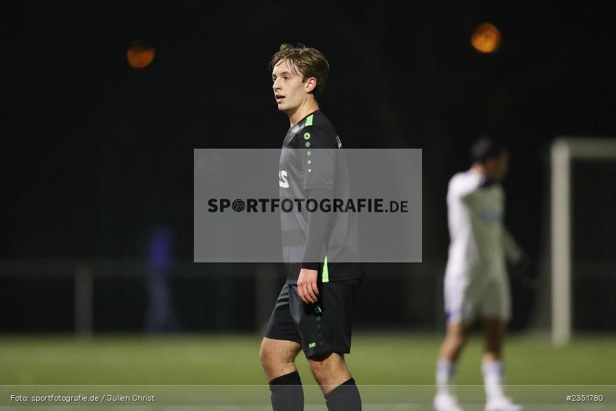 Paul Gogl, Sportgelände Am Schönbusch, Aschaffenburg, 16.02.2023, sport, action, Fussball, BFV, Freundschaftsspiel, Bezirksliga Unterfranken West, Regionalliga Bayern, TuS 1893 Aschaffenburg-Leider, SV Viktoria Aschaffenburg - Bild-ID: 2351780