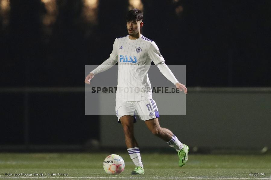 Arda Nadaroglu, Sportgelände Am Schönbusch, Aschaffenburg, 16.02.2023, sport, action, Fussball, BFV, Freundschaftsspiel, Bezirksliga Unterfranken West, Regionalliga Bayern, TuS 1893 Aschaffenburg-Leider, SV Viktoria Aschaffenburg - Bild-ID: 2351790 Arda Nadaroglu, Sportgelände Am Schönbusch, Aschaffenburg, 16.02.2023, sport, action, Fussball, BFV, Freundschaftsspiel, Bezirksliga Unterfranken West, Regionalliga Bayern, TuS 1893 Aschaffenburg-Leider, SV Viktoria Aschaffenburg - Bild-ID: 2351790