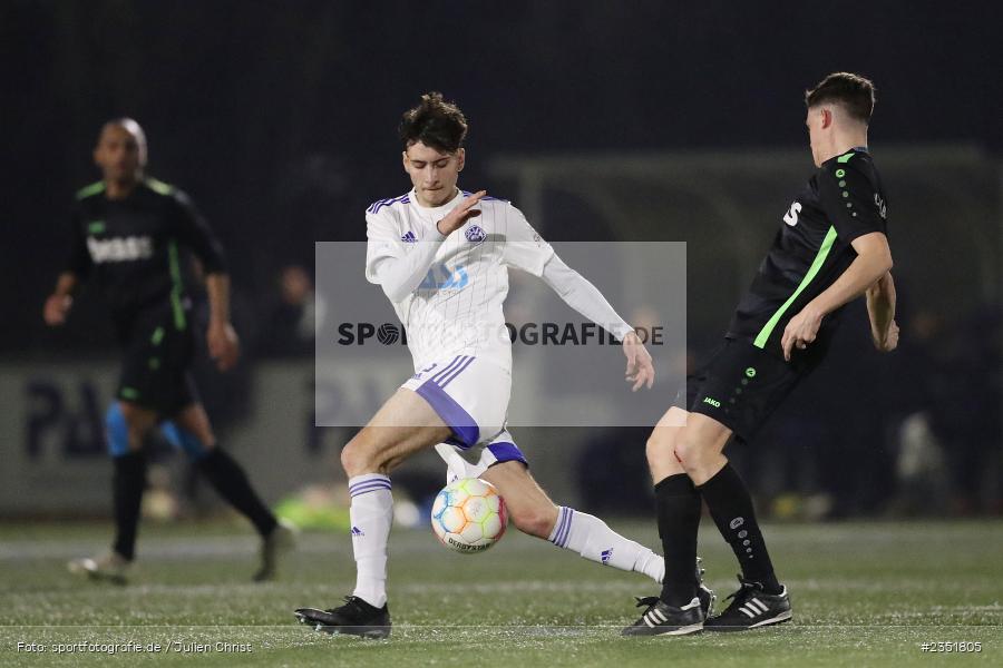 Laif Reiling, Sportgelände Am Schönbusch, Aschaffenburg, 16.02.2023, sport, action, Fussball, BFV, Freundschaftsspiel, Bezirksliga Unterfranken West, Regionalliga Bayern, TuS 1893 Aschaffenburg-Leider, SV Viktoria Aschaffenburg - Bild-ID: 2351805 Laif Reiling, Sportgelände Am Schönbusch, Aschaffenburg, 16.02.2023, sport, action, Fussball, BFV, Freundschaftsspiel, Bezirksliga Unterfranken West, Regionalliga Bayern, TuS 1893 Aschaffenburg-Leider, SV Viktoria Aschaffenburg - Bild-ID: 2351805