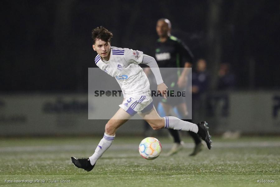 Laif Reiling, Sportgelände Am Schönbusch, Aschaffenburg, 16.02.2023, sport, action, Fussball, BFV, Freundschaftsspiel, Bezirksliga Unterfranken West, Regionalliga Bayern, TuS 1893 Aschaffenburg-Leider, SV Viktoria Aschaffenburg - Bild-ID: 2351806 Laif Reiling, Sportgelände Am Schönbusch, Aschaffenburg, 16.02.2023, sport, action, Fussball, BFV, Freundschaftsspiel, Bezirksliga Unterfranken West, Regionalliga Bayern, TuS 1893 Aschaffenburg-Leider, SV Viktoria Aschaffenburg - Bild-ID: 2351806