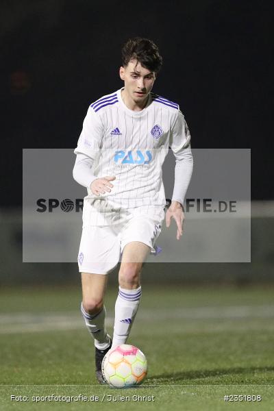 Laif Reiling, Sportgelände Am Schönbusch, Aschaffenburg, 16.02.2023, sport, action, Fussball, BFV, Freundschaftsspiel, Bezirksliga Unterfranken West, Regionalliga Bayern, TuS 1893 Aschaffenburg-Leider, SV Viktoria Aschaffenburg - Bild-ID: 2351808 Laif Reiling, Sportgelände Am Schönbusch, Aschaffenburg, 16.02.2023, sport, action, Fussball, BFV, Freundschaftsspiel, Bezirksliga Unterfranken West, Regionalliga Bayern, TuS 1893 Aschaffenburg-Leider, SV Viktoria Aschaffenburg - Bild-ID: 2351808