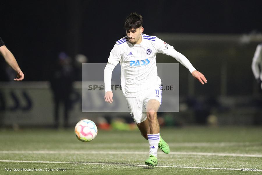 Arda Nadaroglu, Sportgelände Am Schönbusch, Aschaffenburg, 16.02.2023, sport, action, Fussball, BFV, Freundschaftsspiel, Bezirksliga Unterfranken West, Regionalliga Bayern, TuS 1893 Aschaffenburg-Leider, SV Viktoria Aschaffenburg - Bild-ID: 2351843 Arda Nadaroglu, Sportgelände Am Schönbusch, Aschaffenburg, 16.02.2023, sport, action, Fussball, BFV, Freundschaftsspiel, Bezirksliga Unterfranken West, Regionalliga Bayern, TuS 1893 Aschaffenburg-Leider, SV Viktoria Aschaffenburg - Bild-ID: 2351843