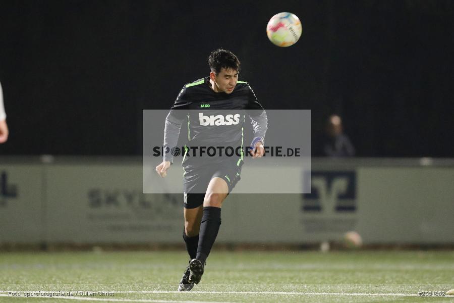 Enes Öncü, Sportgelände Am Schönbusch, Aschaffenburg, 16.02.2023, sport, action, Fussball, BFV, Freundschaftsspiel, Bezirksliga Unterfranken West, Regionalliga Bayern, TuS 1893 Aschaffenburg-Leider, SV Viktoria Aschaffenburg - Bild-ID: 2351852 Enes Öncü, Sportgelände Am Schönbusch, Aschaffenburg, 16.02.2023, sport, action, Fussball, BFV, Freundschaftsspiel, Bezirksliga Unterfranken West, Regionalliga Bayern, TuS 1893 Aschaffenburg-Leider, SV Viktoria Aschaffenburg - Bild-ID: 2351852