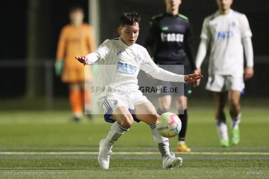 Ben Stapf, Sportgelände Am Schönbusch, Aschaffenburg, 16.02.2023, sport, action, Fussball, BFV, Freundschaftsspiel, Bezirksliga Unterfranken West, Regionalliga Bayern, TuS 1893 Aschaffenburg-Leider, SV Viktoria Aschaffenburg - Bild-ID: 2351863 Ben Stapf, Sportgelände Am Schönbusch, Aschaffenburg, 16.02.2023, sport, action, Fussball, BFV, Freundschaftsspiel, Bezirksliga Unterfranken West, Regionalliga Bayern, TuS 1893 Aschaffenburg-Leider, SV Viktoria Aschaffenburg - Bild-ID: 2351863