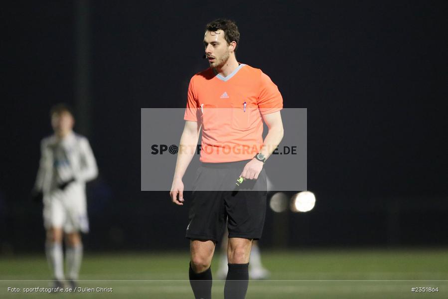 Nicolai Fleckenstein, Sportgelände Am Schönbusch, Aschaffenburg, 16.02.2023, sport, action, Fussball, BFV, Freundschaftsspiel, Bezirksliga Unterfranken West, Regionalliga Bayern, TuS 1893 Aschaffenburg-Leider, SV Viktoria Aschaffenburg - Bild-ID: 2351864