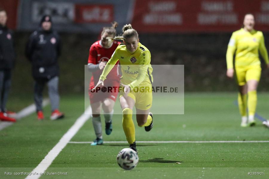 Ela Schlicker, Sportpark Heuchelhof, Würzburg, 17.02.2023, sport, action, Fussball, BFV, Freundschaftsspiel, SC Klinge Seckach, FC Würzburger Kickers II - Bild-ID: 2351921 Ela Schlicker, Sportpark Heuchelhof, Würzburg, 17.02.2023, sport, action, Fussball, BFV, Freundschaftsspiel, SC Klinge Seckach, FC Würzburger Kickers II - Bild-ID: 2351921