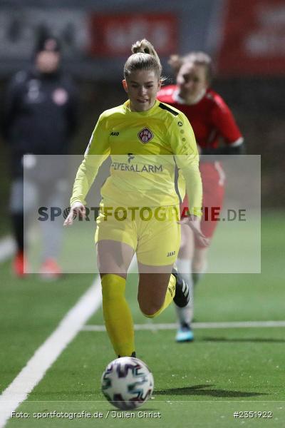 Ela Schlicker, Sportpark Heuchelhof, Würzburg, 17.02.2023, sport, action, Fussball, BFV, Freundschaftsspiel, SC Klinge Seckach, FC Würzburger Kickers II - Bild-ID: 2351922