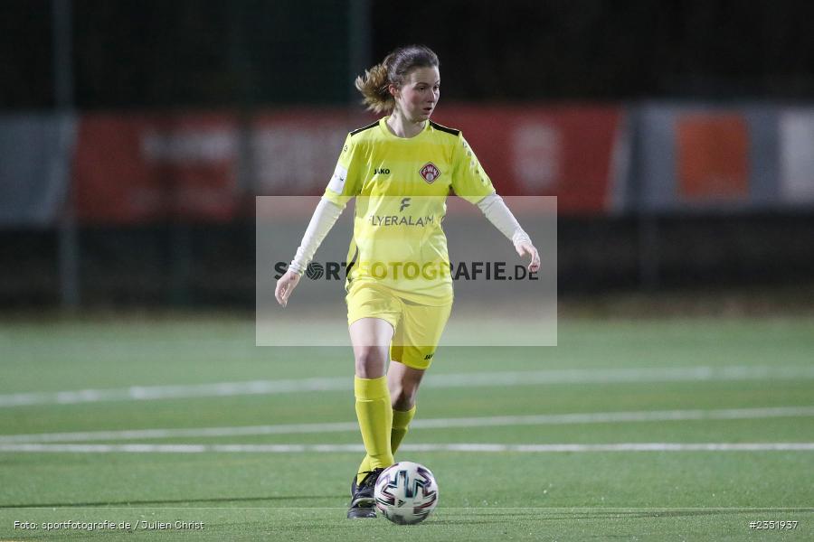 Antje Verheyen, Sportpark Heuchelhof, Würzburg, 17.02.2023, sport, action, Fussball, BFV, Freundschaftsspiel, SC Klinge Seckach, FC Würzburger Kickers II - Bild-ID: 2351937 Antje Verheyen, Sportpark Heuchelhof, Würzburg, 17.02.2023, sport, action, Fussball, BFV, Freundschaftsspiel, SC Klinge Seckach, FC Würzburger Kickers II - Bild-ID: 2351937