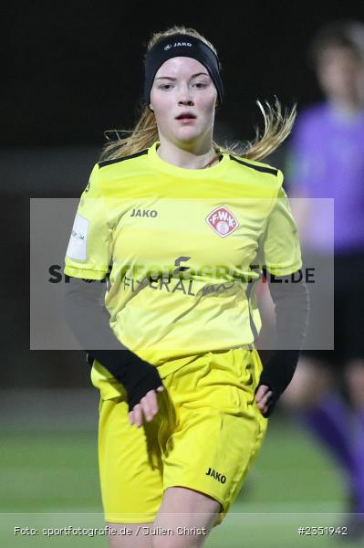 Leonie Maier, Sportpark Heuchelhof, Würzburg, 17.02.2023, sport, action, Fussball, BFV, Freundschaftsspiel, SC Klinge Seckach, FC Würzburger Kickers II - Bild-ID: 2351942 Leonie Maier, Sportpark Heuchelhof, Würzburg, 17.02.2023, sport, action, Fussball, BFV, Freundschaftsspiel, SC Klinge Seckach, FC Würzburger Kickers II - Bild-ID: 2351942