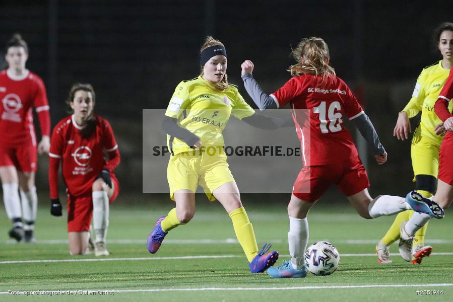 Leonie Maier, Sportpark Heuchelhof, Würzburg, 17.02.2023, sport, action, Fussball, BFV, Freundschaftsspiel, SC Klinge Seckach, FC Würzburger Kickers II - Bild-ID: 2351944 Leonie Maier, Sportpark Heuchelhof, Würzburg, 17.02.2023, sport, action, Fussball, BFV, Freundschaftsspiel, SC Klinge Seckach, FC Würzburger Kickers II - Bild-ID: 2351944