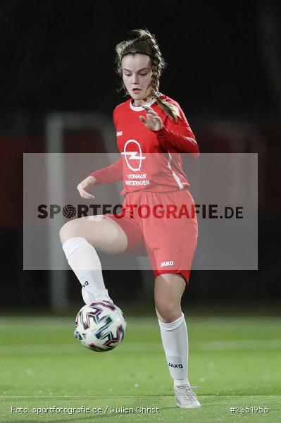 Emma Böhrer, Sportpark Heuchelhof, Würzburg, 17.02.2023, sport, action, Fussball, BFV, Freundschaftsspiel, SC Klinge Seckach, FC Würzburger Kickers II - Bild-ID: 2351956 Emma Böhrer, Sportpark Heuchelhof, Würzburg, 17.02.2023, sport, action, Fussball, BFV, Freundschaftsspiel, SC Klinge Seckach, FC Würzburger Kickers II - Bild-ID: 2351956