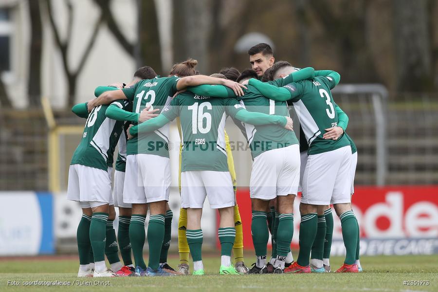 Mannschaftskreis, Willy-Sachs-Stadion, Schweinfurt, 18.02.2023, sport, action, Fussball, BFV, 24. Spieltag, Regionalliga Bayern, FVI, FC05, FV Illertissen, 1. FC Schweinfurt - Bild-ID: 2351973