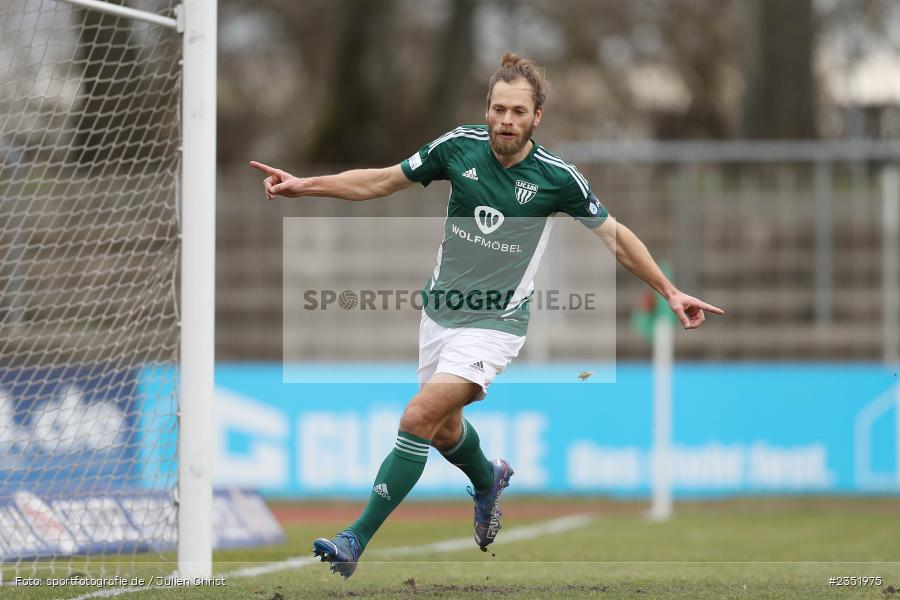 Kristian Böhnlein, Willy-Sachs-Stadion, Schweinfurt, 18.02.2023, sport, action, Fussball, BFV, 24. Spieltag, Regionalliga Bayern, FVI, FC05, FV Illertissen, 1. FC Schweinfurt - Bild-ID: 2351975