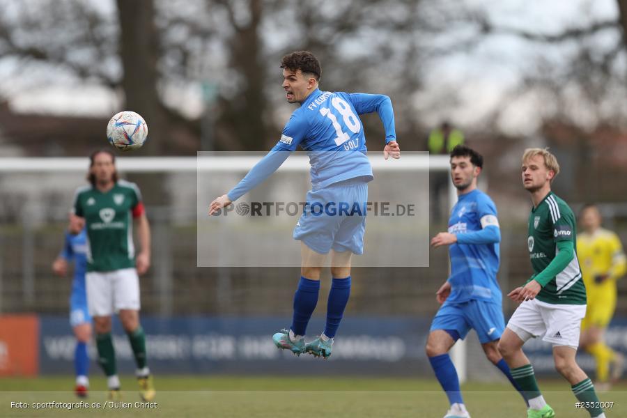 Marco Gölz, Willy-Sachs-Stadion, Schweinfurt, 18.02.2023, sport, action, Fussball, BFV, 24. Spieltag, Regionalliga Bayern, FVI, FC05, FV Illertissen, 1. FC Schweinfurt - Bild-ID: 2352007