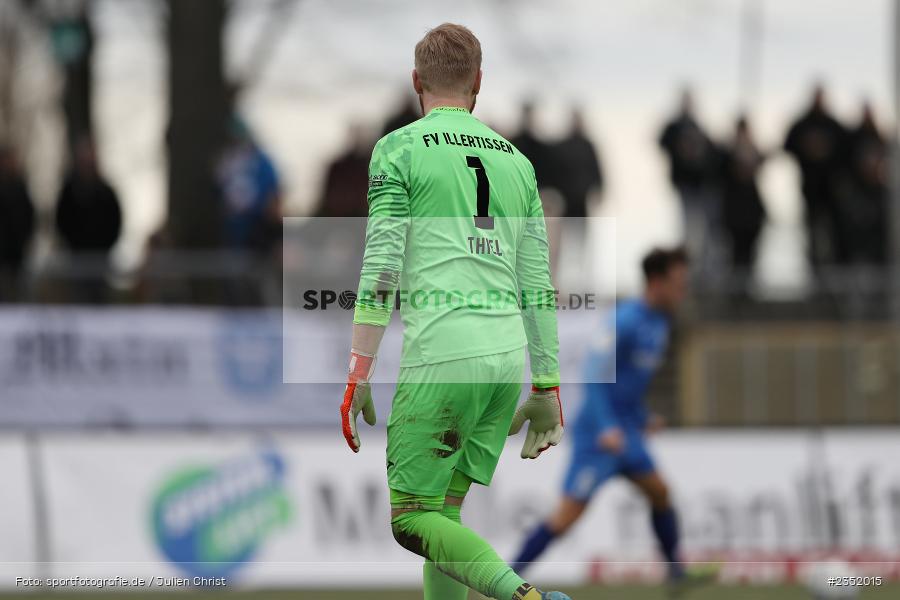 Felix Thiel, Willy-Sachs-Stadion, Schweinfurt, 18.02.2023, sport, action, Fussball, BFV, 24. Spieltag, Regionalliga Bayern, FVI, FC05, FV Illertissen, 1. FC Schweinfurt - Bild-ID: 2352015