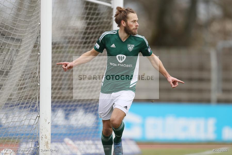 Kristian Böhnlein, Willy-Sachs-Stadion, Schweinfurt, 18.02.2023, sport, action, Fussball, BFV, 24. Spieltag, Regionalliga Bayern, FVI, FC05, FV Illertissen, 1. FC Schweinfurt - Bild-ID: 2352025