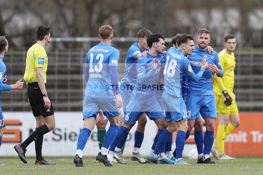 Gökalp Kilic, Willy-Sachs-Stadion, Schweinfurt, 18.02.2023, sport, action, Fussball, BFV, 24. Spieltag, Regionalliga Bayern, FVI, FC05, FV Illertissen, 1. FC Schweinfurt - Bild-ID: 2352057