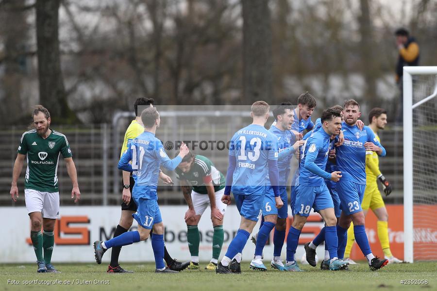 Gökalp Kilic, Willy-Sachs-Stadion, Schweinfurt, 18.02.2023, sport, action, Fussball, BFV, 24. Spieltag, Regionalliga Bayern, FVI, FC05, FV Illertissen, 1. FC Schweinfurt - Bild-ID: 2352058