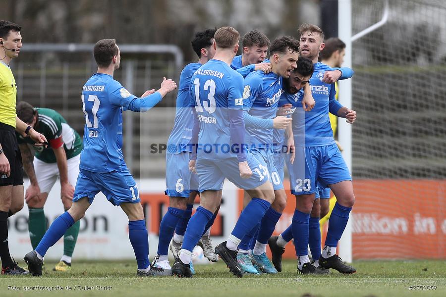 Gökalp Kilic, Willy-Sachs-Stadion, Schweinfurt, 18.02.2023, sport, action, Fussball, BFV, 24. Spieltag, Regionalliga Bayern, FVI, FC05, FV Illertissen, 1. FC Schweinfurt - Bild-ID: 2352059
