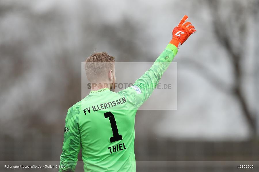 Felix Thiel, Willy-Sachs-Stadion, Schweinfurt, 18.02.2023, sport, action, Fussball, BFV, 24. Spieltag, Regionalliga Bayern, FVI, FC05, FV Illertissen, 1. FC Schweinfurt - Bild-ID: 2352065