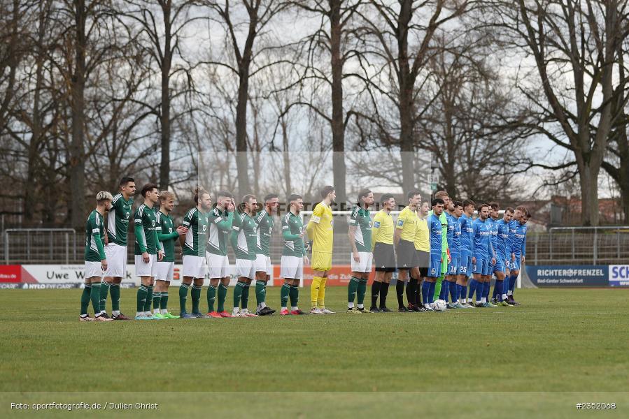 Willy-Sachs-Stadion, Schweinfurt, 18.02.2023, sport, action, Fussball, BFV, 24. Spieltag, Regionalliga Bayern, FVI, FC05, FV Illertissen, 1. FC Schweinfurt - Bild-ID: 2352068
