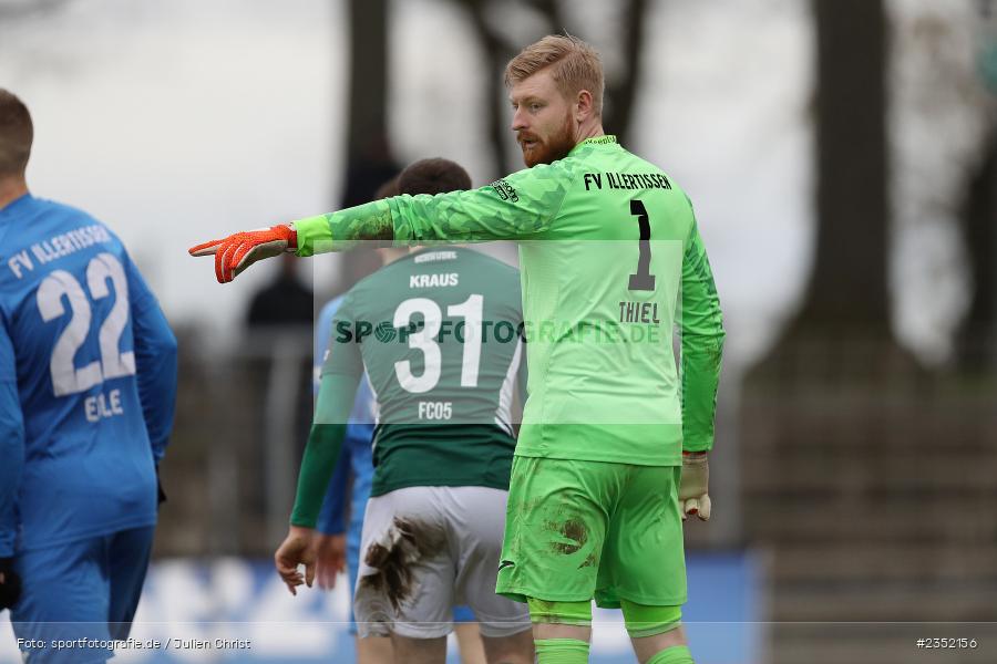 Felix Thiel, Willy-Sachs-Stadion, Schweinfurt, 18.02.2023, sport, action, Fussball, BFV, 24. Spieltag, Regionalliga Bayern, FVI, FC05, FV Illertissen, 1. FC Schweinfurt - Bild-ID: 2352156
