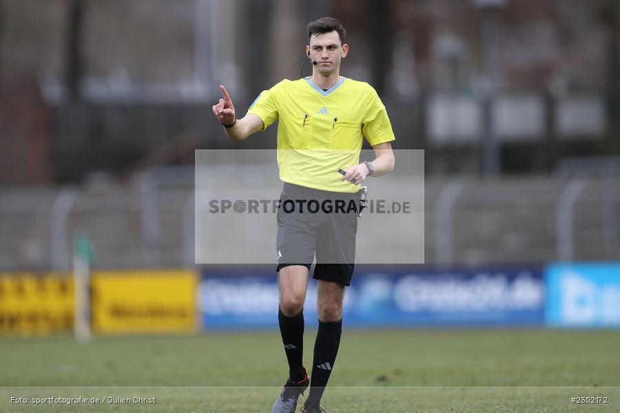 Felix Grund, Willy-Sachs-Stadion, Schweinfurt, 18.02.2023, sport, action, Fussball, BFV, 24. Spieltag, Regionalliga Bayern, FVI, FC05, FV Illertissen, 1. FC Schweinfurt - Bild-ID: 2352172