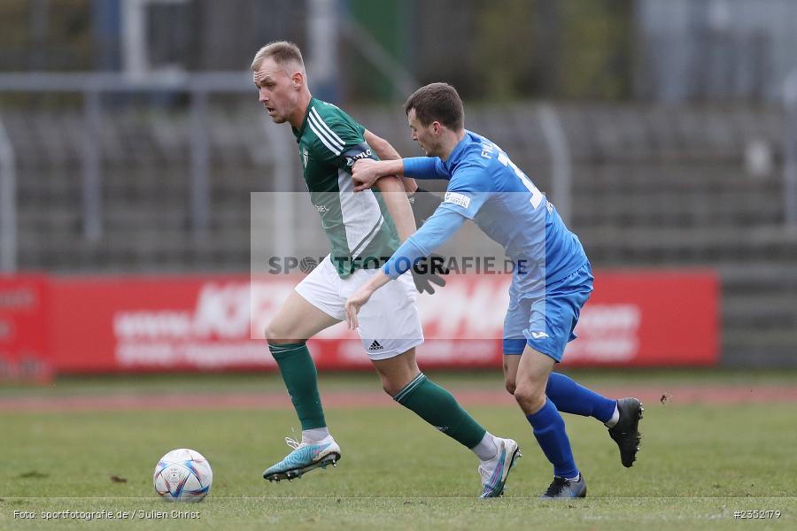 Benjamin Hadžić, Willy-Sachs-Stadion, Schweinfurt, 18.02.2023, sport, action, Fussball, BFV, 24. Spieltag, Regionalliga Bayern, FVI, FC05, FV Illertissen, 1. FC Schweinfurt - Bild-ID: 2352179