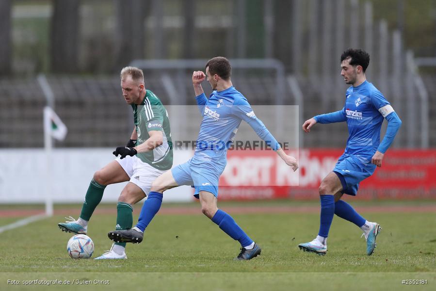 Benjamin Hadžić, Willy-Sachs-Stadion, Schweinfurt, 18.02.2023, sport, action, Fussball, BFV, 24. Spieltag, Regionalliga Bayern, FVI, FC05, FV Illertissen, 1. FC Schweinfurt - Bild-ID: 2352181