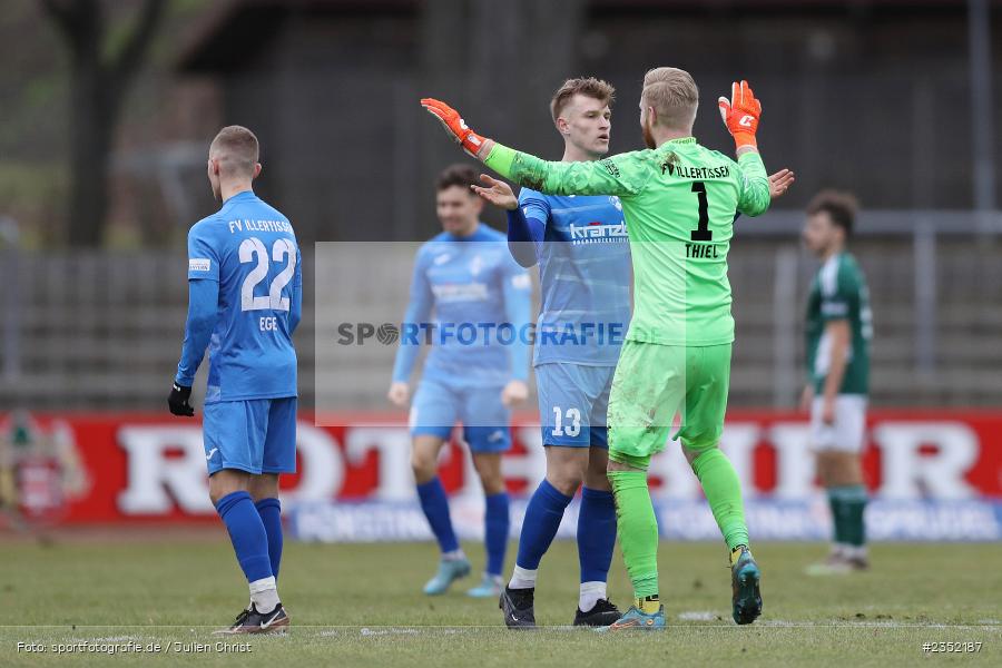 Kevin Frisorger, Willy-Sachs-Stadion, Schweinfurt, 18.02.2023, sport, action, Fussball, BFV, 24. Spieltag, Regionalliga Bayern, FVI, FC05, FV Illertissen, 1. FC Schweinfurt - Bild-ID: 2352187