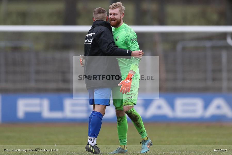Felix Thiel, Willy-Sachs-Stadion, Schweinfurt, 18.02.2023, sport, action, Fussball, BFV, 24. Spieltag, Regionalliga Bayern, FVI, FC05, FV Illertissen, 1. FC Schweinfurt - Bild-ID: 2352191