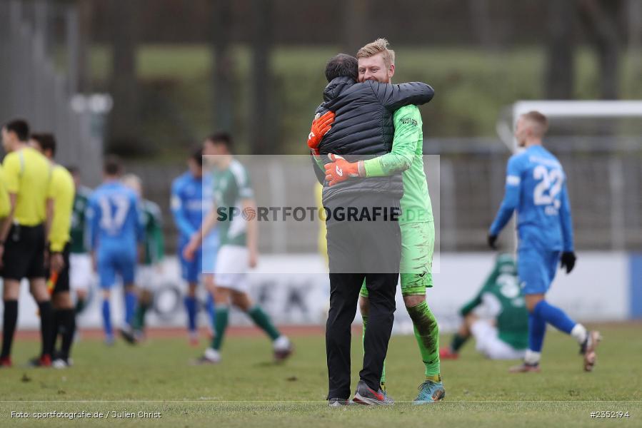 Felix Thiel, Willy-Sachs-Stadion, Schweinfurt, 18.02.2023, sport, action, Fussball, BFV, 24. Spieltag, Regionalliga Bayern, FVI, FC05, FV Illertissen, 1. FC Schweinfurt - Bild-ID: 2352194