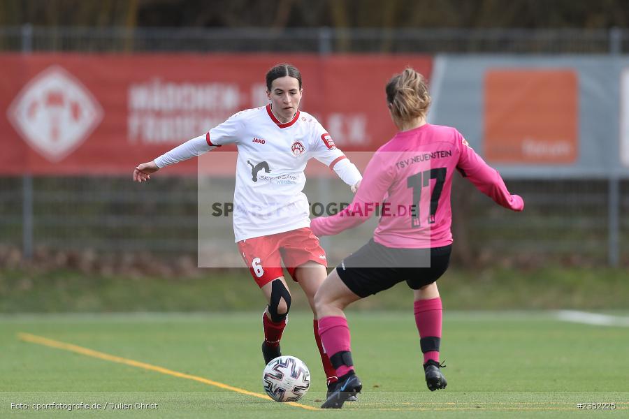 Elena Roth, Sportpark Heuchelhof, Würzburg, 19.02.2023, sport, action, Fussball, BFV, Landesfreundschaftsspiele, Oberliga Baden-Württemberg, Bayernliga, TSV, FWK, TSV Neuenstein, FC Würzburger Kickers - Bild-ID: 2352225 Elena Roth, Sportpark Heuchelhof, Würzburg, 19.02.2023, sport, action, Fussball, BFV, Landesfreundschaftsspiele, Oberliga Baden-Württemberg, Bayernliga, TSV, FWK, TSV Neuenstein, FC Würzburger Kickers - Bild-ID: 2352225