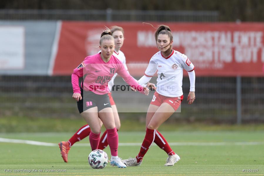 Sophie Gronbach, Sportpark Heuchelhof, Würzburg, 19.02.2023, sport, action, Fussball, BFV, Landesfreundschaftsspiele, Oberliga Baden-Württemberg, Bayernliga, TSV, FWK, TSV Neuenstein, FC Würzburger Kickers - Bild-ID: 2352227 Sophie Gronbach, Sportpark Heuchelhof, Würzburg, 19.02.2023, sport, action, Fussball, BFV, Landesfreundschaftsspiele, Oberliga Baden-Württemberg, Bayernliga, TSV, FWK, TSV Neuenstein, FC Würzburger Kickers - Bild-ID: 2352227