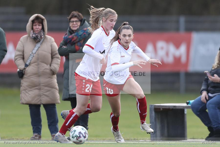 Sophia Klärle, Sportpark Heuchelhof, Würzburg, 19.02.2023, sport, action, Fussball, BFV, Landesfreundschaftsspiele, Oberliga Baden-Württemberg, Bayernliga, TSV, FWK, TSV Neuenstein, FC Würzburger Kickers - Bild-ID: 2352244 Sophia Klärle, Sportpark Heuchelhof, Würzburg, 19.02.2023, sport, action, Fussball, BFV, Landesfreundschaftsspiele, Oberliga Baden-Württemberg, Bayernliga, TSV, FWK, TSV Neuenstein, FC Würzburger Kickers - Bild-ID: 2352244