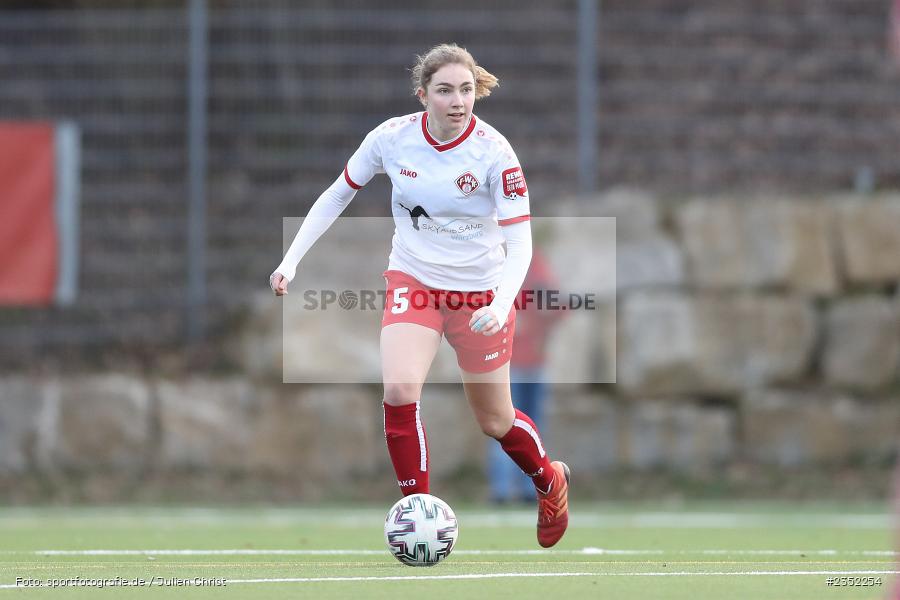 Anne Förster, Sportpark Heuchelhof, Würzburg, 19.02.2023, sport, action, Fussball, BFV, Landesfreundschaftsspiele, Oberliga Baden-Württemberg, Bayernliga, TSV, FWK, TSV Neuenstein, FC Würzburger Kickers - Bild-ID: 2352254 Anne Förster, Sportpark Heuchelhof, Würzburg, 19.02.2023, sport, action, Fussball, BFV, Landesfreundschaftsspiele, Oberliga Baden-Württemberg, Bayernliga, TSV, FWK, TSV Neuenstein, FC Würzburger Kickers - Bild-ID: 2352254