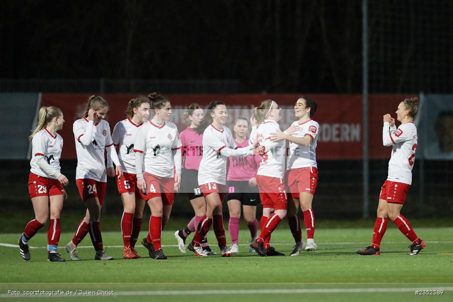 Torjubel, Jule Dickmeis, Sportpark Heuchelhof, Würzburg, 19.02.2023, sport, action, Fussball, BFV, Landesfreundschaftsspiele, Oberliga Baden-Württemberg, Bayernliga, TSV, FWK, TSV Neuenstein, FC Würzburger Kickers - Bild-ID: 2352389 Torjubel, Jule Dickmeis, Sportpark Heuchelhof, Würzburg, 19.02.2023, sport, action, Fussball, BFV, Landesfreundschaftsspiele, Oberliga Baden-Württemberg, Bayernliga, TSV, FWK, TSV Neuenstein, FC Würzburger Kickers - Bild-ID: 2352389
