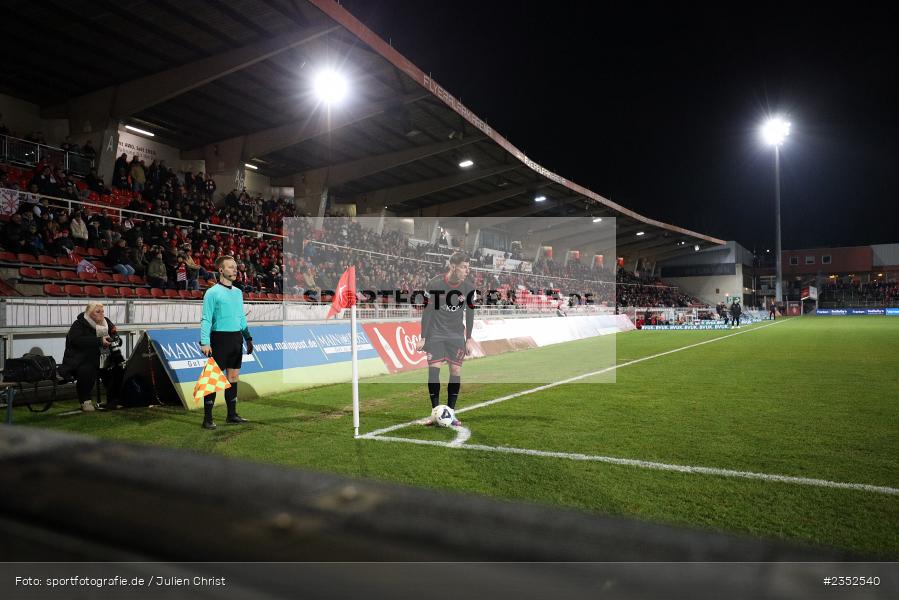 SSV Eggenfeldel, Dr. Quirin Demlehner, Feature, Ivan Franjic, FLYERALARM Arena, Würzburg, 24.02.2023, sport, action, Fussball, BFV, 25. Spieltag, Regionalliga Bayern, TGM, FWK, Türkgücü München, FC Würzburger Kickers - Bild-ID: 2352540