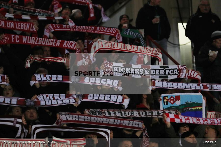 Symbolbild, Fans, Fanschals, FLYERALARM Arena, Würzburg, 24.02.2023, sport, action, Fussball, BFV, 25. Spieltag, Regionalliga Bayern, TGM, FWK, Türkgücü München, FC Würzburger Kickers - Bild-ID: 2352545