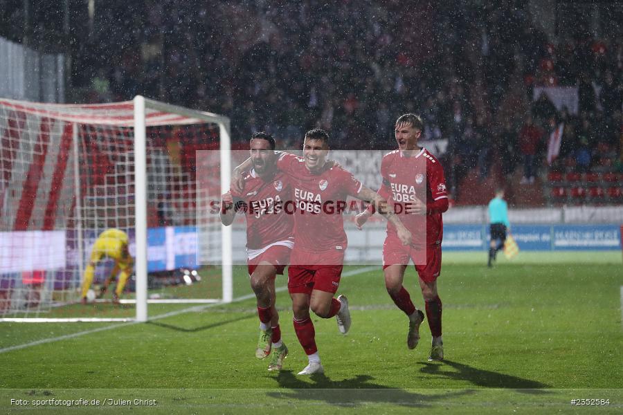 Torjubel, Kevin Hingerl, FLYERALARM Arena, Würzburg, 24.02.2023, sport, action, Fussball, BFV, 25. Spieltag, Regionalliga Bayern, TGM, FWK, Türkgücü München, FC Würzburger Kickers - Bild-ID: 2352584 Torjubel, Kevin Hingerl, FLYERALARM Arena, Würzburg, 24.02.2023, sport, action, Fussball, BFV, 25. Spieltag, Regionalliga Bayern, TGM, FWK, Türkgücü München, FC Würzburger Kickers - Bild-ID: 2352584