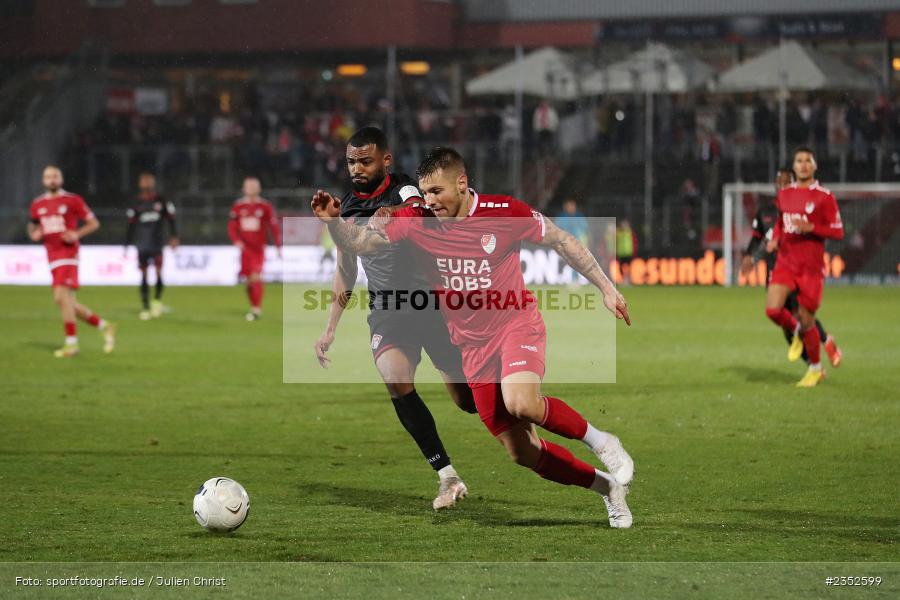 Maximilian Berwein, FLYERALARM Arena, Würzburg, 24.02.2023, sport, action, Fussball, BFV, 25. Spieltag, Regionalliga Bayern, TGM, FWK, Türkgücü München, FC Würzburger Kickers - Bild-ID: 2352599