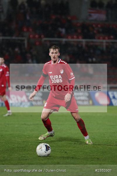 Yannick Woudstra, FLYERALARM Arena, Würzburg, 24.02.2023, sport, action, Fussball, BFV, 25. Spieltag, Regionalliga Bayern, TGM, FWK, Türkgücü München, FC Würzburger Kickers - Bild-ID: 2352607