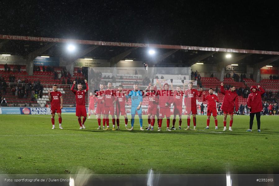 Team, FLYERALARM Arena, Würzburg, 24.02.2023, sport, action, Fussball, BFV, 25. Spieltag, Regionalliga Bayern, TGM, FWK, Türkgücü München, FC Würzburger Kickers - Bild-ID: 2352613 Team, FLYERALARM Arena, Würzburg, 24.02.2023, sport, action, Fussball, BFV, 25. Spieltag, Regionalliga Bayern, TGM, FWK, Türkgücü München, FC Würzburger Kickers - Bild-ID: 2352613