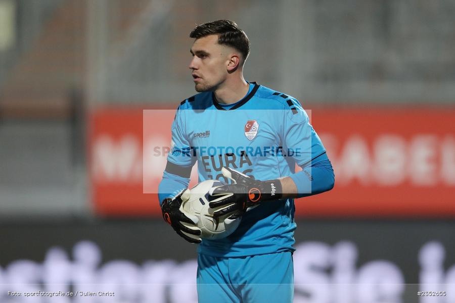 Johann Hipper, FLYERALARM Arena, Würzburg, 24.02.2023, sport, action, Fussball, BFV, 25. Spieltag, Regionalliga Bayern, TGM, FWK, Türkgücü München, FC Würzburger Kickers - Bild-ID: 2352655