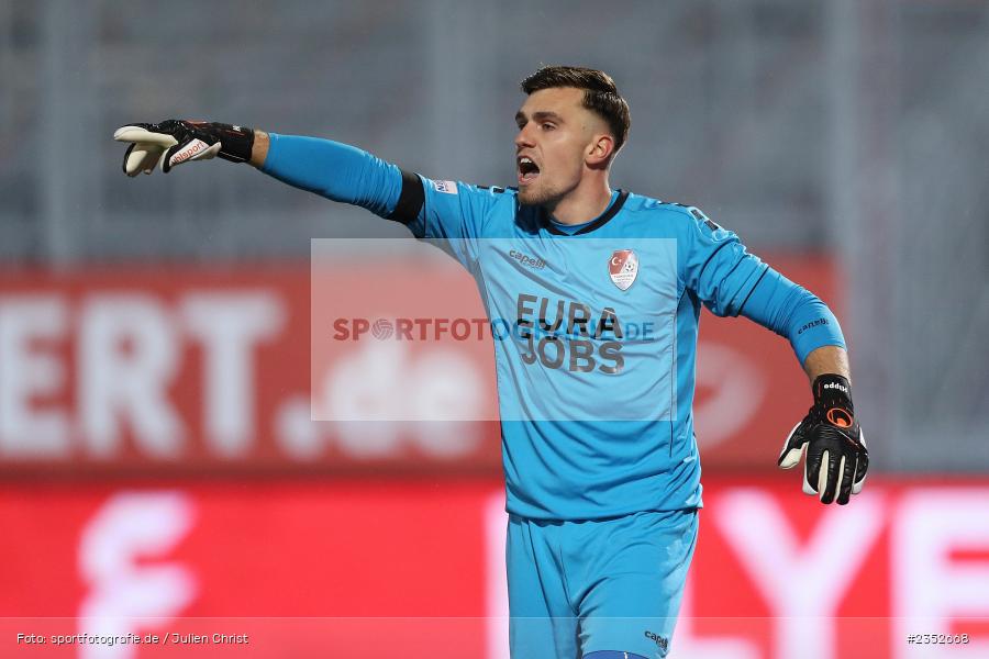 Johann Hipper, FLYERALARM Arena, Würzburg, 24.02.2023, sport, action, Fussball, BFV, 25. Spieltag, Regionalliga Bayern, TGM, FWK, Türkgücü München, FC Würzburger Kickers - Bild-ID: 2352668