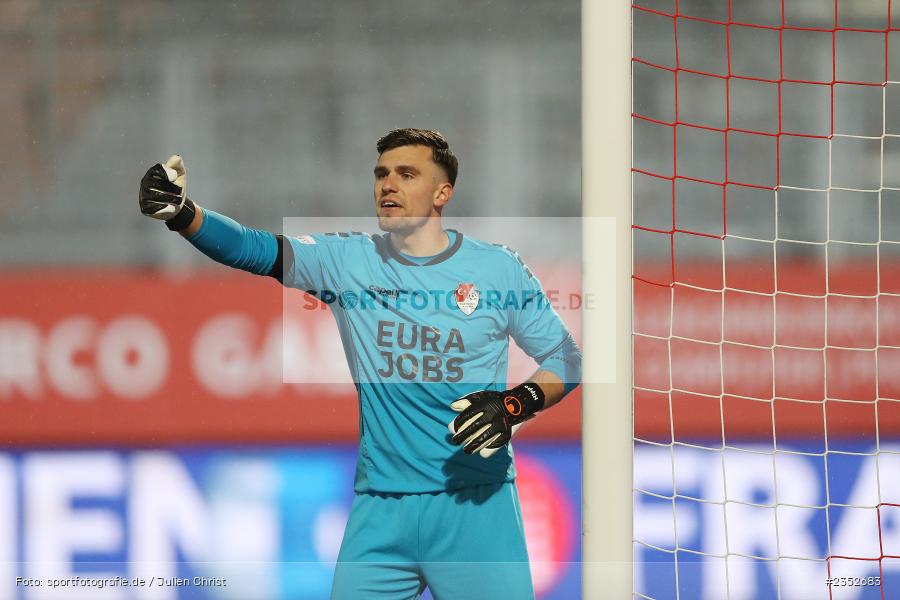Johann Hipper, FLYERALARM Arena, Würzburg, 24.02.2023, sport, action, Fussball, BFV, 25. Spieltag, Regionalliga Bayern, TGM, FWK, Türkgücü München, FC Würzburger Kickers - Bild-ID: 2352683
