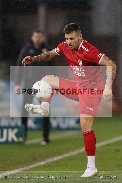 Maximilian Berwein, FLYERALARM Arena, Würzburg, 24.02.2023, sport, action, Fussball, BFV, 25. Spieltag, Regionalliga Bayern, TGM, FWK, Türkgücü München, FC Würzburger Kickers - Bild-ID: 2352691