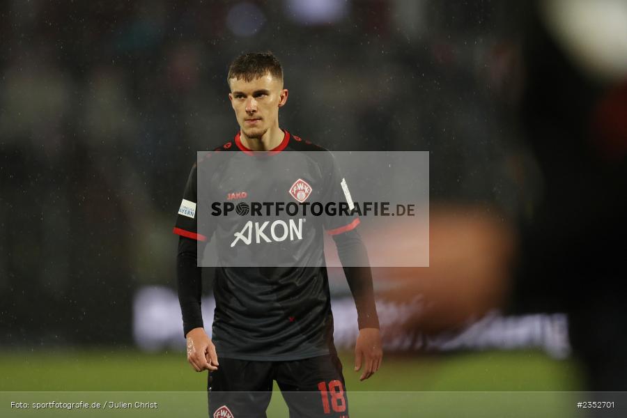 Maximilian Zaiser, FLYERALARM Arena, Würzburg, 24.02.2023, sport, action, Fussball, BFV, 25. Spieltag, Regionalliga Bayern, TGM, FWK, Türkgücü München, FC Würzburger Kickers - Bild-ID: 2352701 Maximilian Zaiser, FLYERALARM Arena, Würzburg, 24.02.2023, sport, action, Fussball, BFV, 25. Spieltag, Regionalliga Bayern, TGM, FWK, Türkgücü München, FC Würzburger Kickers - Bild-ID: 2352701