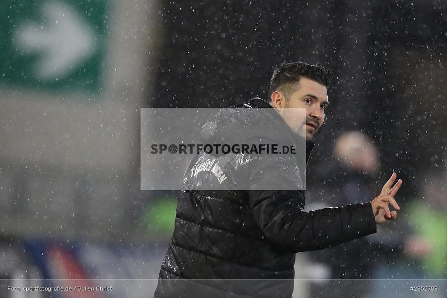 Alper Kayabunar, FLYERALARM Arena, Würzburg, 24.02.2023, sport, action, Fussball, BFV, 25. Spieltag, Regionalliga Bayern, TGM, FWK, Türkgücü München, FC Würzburger Kickers - Bild-ID: 2352703