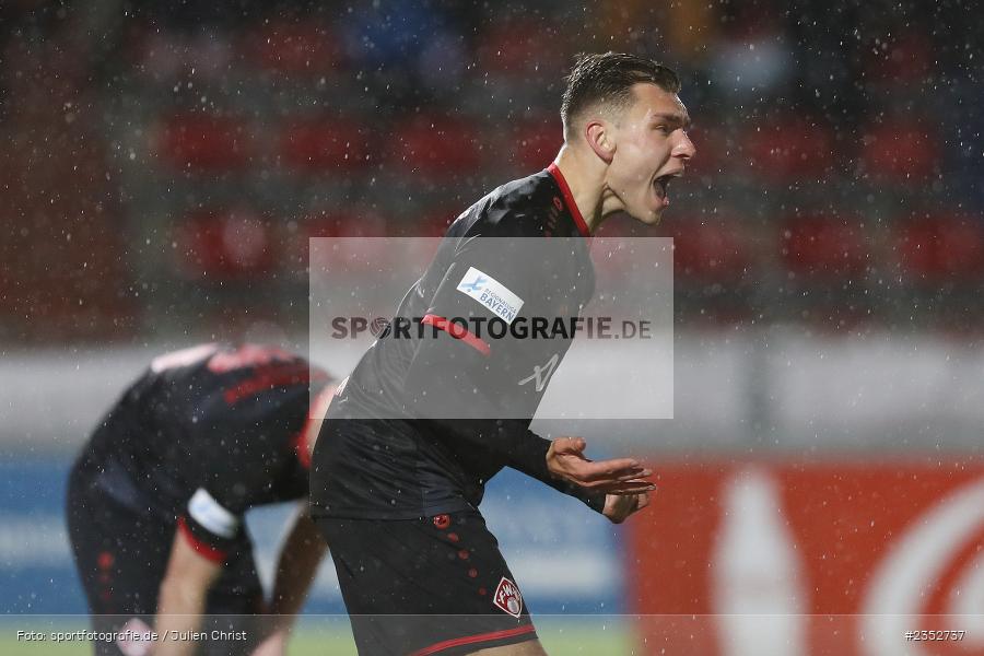 Marius Wegmann, FLYERALARM Arena, Würzburg, 24.02.2023, sport, action, Fussball, BFV, 25. Spieltag, Regionalliga Bayern, TGM, FWK, Türkgücü München, FC Würzburger Kickers - Bild-ID: 2352737